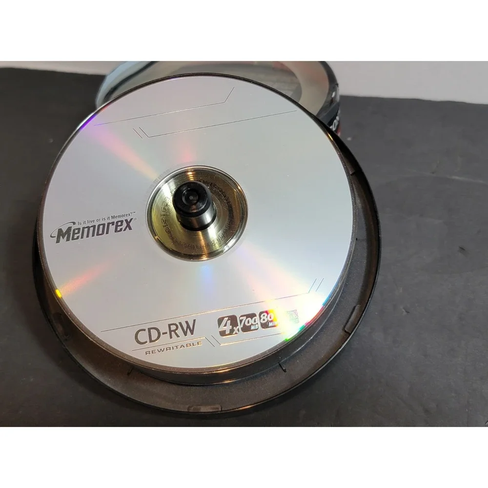 Sony Memorex Blank Music CD-R CD-RW 80min 700MB 30 Packs Spindle Lot